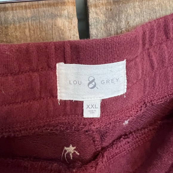LOU GREY Size XXL Terry Cloth Cotton Soft Shooting Star Sweatpants - Picture 6 of 6